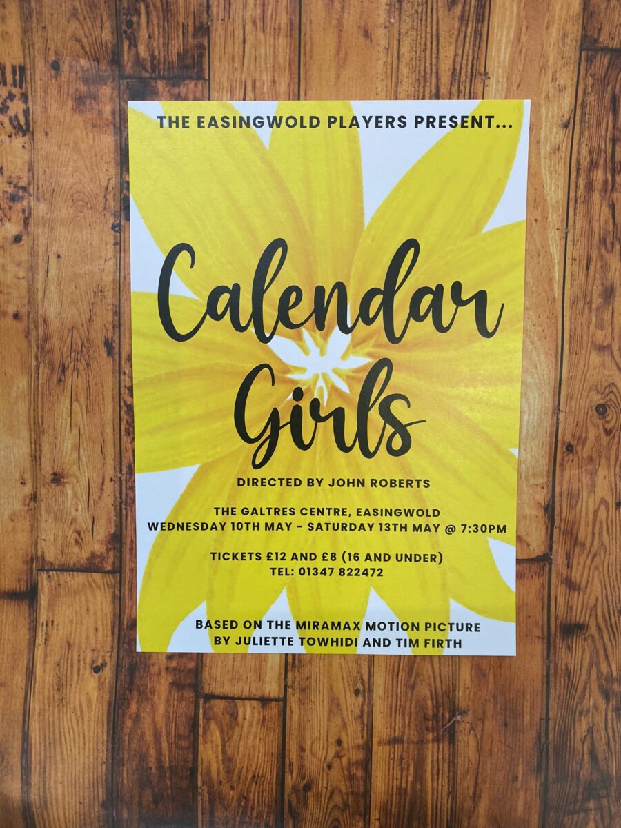 Calendar Girls theatre poster