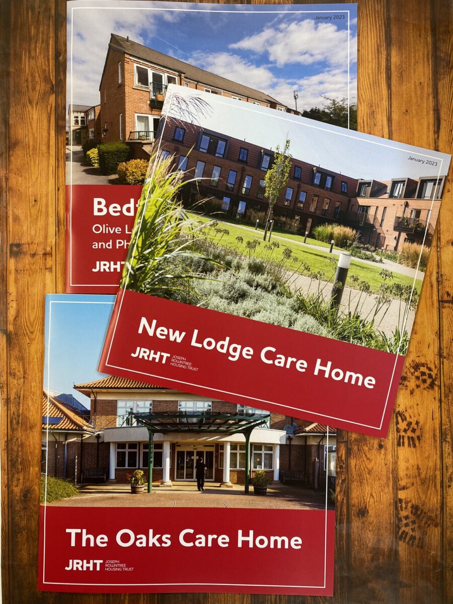 care home advertising leaflets